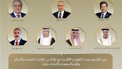 وزير الخارجية يبحث مع نظرائه الإقليميين والدوليين تداعيات الاتفاق الأمريكي الإيراني ومستقبل أمن الشرق الأوسط
