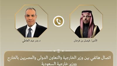 وزيرا خارجية مصر والسعودية يؤكدان مواصلة التنسيق لخفض التصعيد وتعزيز أمن المنطقة