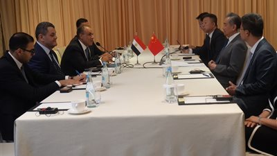   وزير الخارجية يبحث مع نظيره الصيني تعزيز الشراكة الاستراتيجية وتطورات الأوضاع الإقليمية 