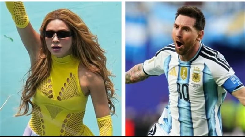 شاكيرا مع ليونيل ميسي 