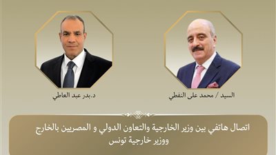 وزيرا خارجية مصر وتونس يبحثان تعزيز التعاون الثنائي وتنسيق المواقف بشأن تطورات المنطقة وليبيا