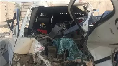 الصور الأولى لحادث حافلة عمال «ماكدونالدز» على دائري القاهرة