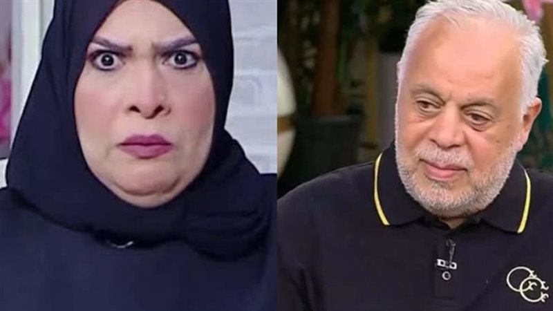 أشرف زكي مع أم جاسر 
