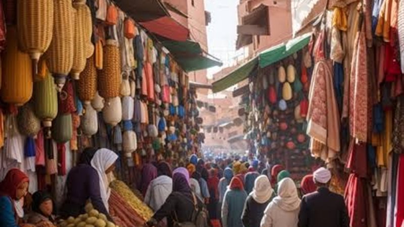 حلم السوق المزدحم