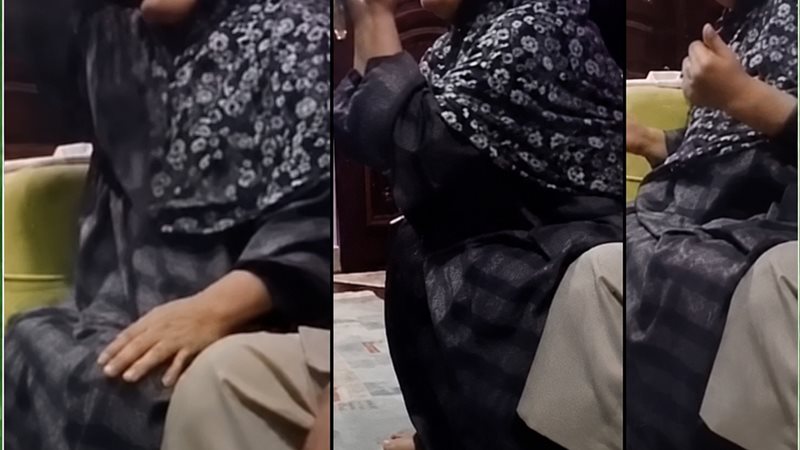 الحماة توبخ ابنها