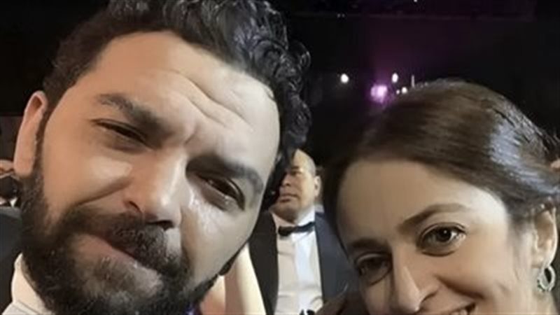 ابنة نجلاء فتحي مع طليقها خضر محمد خضر