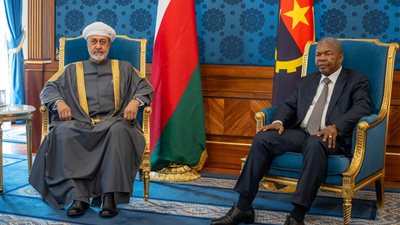 سلطان عُمان ورئيس أنجولا يتفقان على تعميق التعاون واستكشاف مجالات جديدة للشراكة