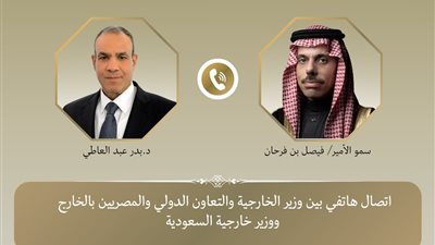 اتصال هاتفي بين وزيري خارجية مصر والسعودية لبحث مستجدات الأوضاع الإقليمية وأمن البحر الأحمر
