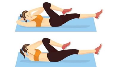 للسيدات.. تمارين رياضية لتقوية عضلات البطن (فيديو)