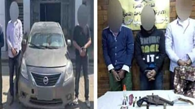 سقوط 3 لصوص سرقوا حقيبة سيدة بسيارة ملاكي في مدينة نصر
