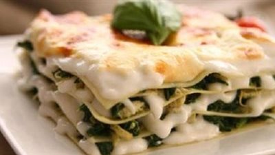 طريقة عمل اللازانيا بالسبانخ