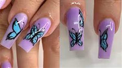 أظافر الفراشات أحدث صيحات الموضة في ربيع 2021.. صور