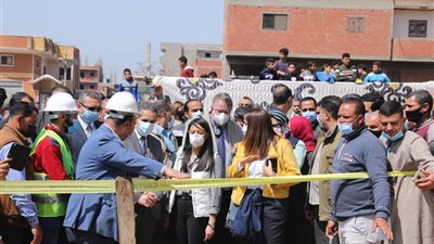 تفاصيل جولة وزيرة التعاون الدولي بمشروع «روابط» بالغربية
