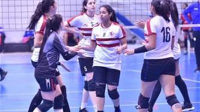 سيدات الزمالك يفزن على دلفي 3-0 في دوري الكرة الطائرة
