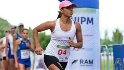 أميرة قنديل تحتل المركز الخامس بكأس العالم للخماسي الحديث