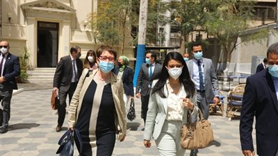 كواليس أول زيارة لرئيسة البنك الأوروبي في مصر