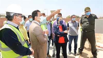 وزيرة البيئة تتفقد مشروع نقل ومعالجة سائل الرشيح بمدفن الوفاء والأمل
