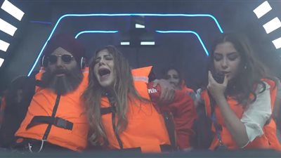 رامز جلال يُلامس جسد ملك قورة.. والثانية ترد: «أنتَ اتجننت؟»