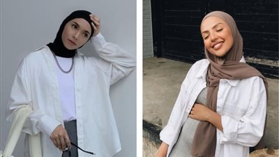 لصاحبات الجسم التفاحة.. إليك 4 طرق لـ ارتداء وتنسيق القميص الأبيض