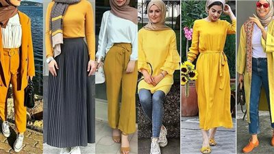 موضة صيف 2021 | إليكِ 7 طرق لتنسيق اللون الكركمي أو المستردة