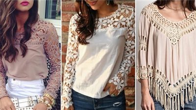 كوني أنيقة.. طرق تنسيق البلوزات القصيرة للفتيات والسيدات