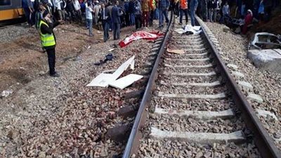 مصرع سيدتين أثناء عبورهما السكة الحديد بالعياط 