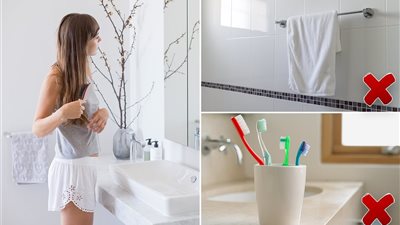 أبرزها فرشة الأسنان.. 6 حاجات متخزنهاش في الحمام