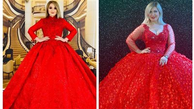 «ألبس إيه النهاردة في حنتي؟».. فساتين خطوبة باللون الأحمر لإطلالة جريئة