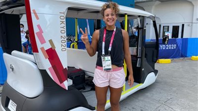 أول مرة في الأولمبياد.. ميار شريف توجه رسالة للمصريين من طوكيو