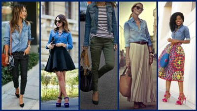 طريق تنسيق القميص الجينز لإطلالة أنيقة في صيف 2021