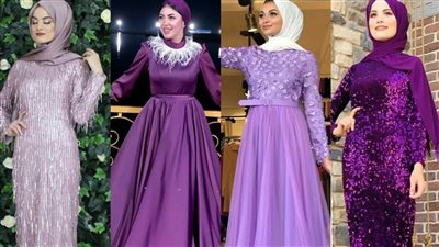 أبرزها «البنفسجي والرصاصي».. أجمل موديلات فساتين الخطوبة بأكمام طويلة