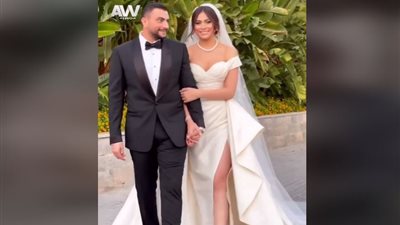 صور حفل زفاف هاجر أحمد .. ونجوم الفن أول المعازيم | فيديو