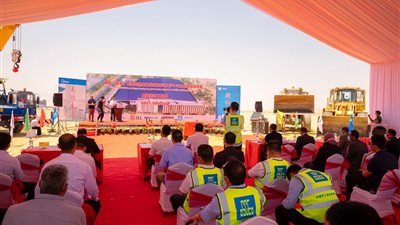 وضع حجر الأساس لمشروع تصنيع وإنتاج أجهزة كهربائية بالمنطقة الصناعية الصينية بالسخنة