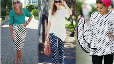 لـ« النساء».. أبرز موديلات الملابس الـ« منقطة» وطرق تنسيقها