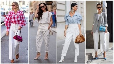 «حافظي على جمالك».. 8 نصائح لارتداء البنطلون الأبيض بشكل مناسب