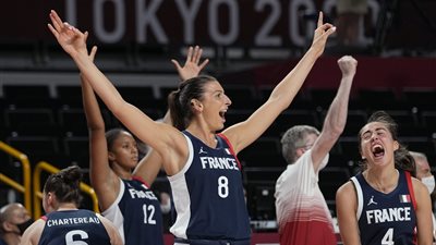 سيدات فرنسا يتوجن ببرونزية السلة في أولمبياد طوكيو