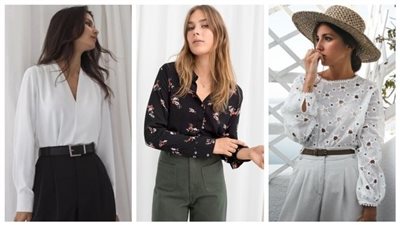 لصاحبات الجسم المستطيل والساعة الرملية.. أحدث موديلات بلوزات 2021