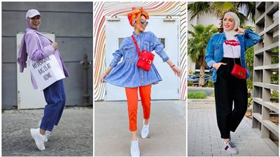 «أهمها الجينز والفستان».. أحدث موديلات ملابس بنات الجامعة محجبات