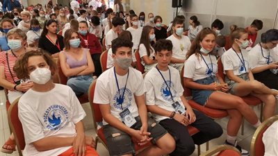 أبناء أسر مختلطة من المصريين والروس يشاركون فى مهرجان «أهلا روسيا»