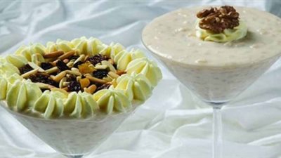 طريقة عمل العاشوراء بالبسكويت خطوة بخطوة