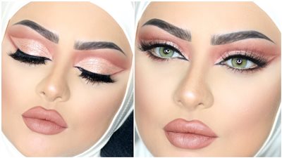 اللون الوردي أحدث صيحات المكياج لعروس صيف 2021