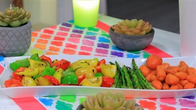 طريقة عمل خضار مشكل للأطباق الجانبية