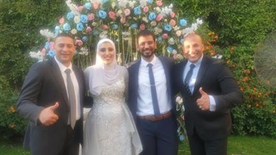 جيانا فاروق صاحبة إنجاز الأولمبياد في أحدث ظهور لها بصحبة زوجها