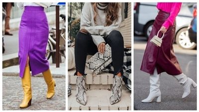 موضة خريف ٢٠٢١.. الهوت شورت مع البوت الطويل