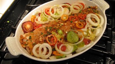 أفضل وأسهل طريقة لعمل طاجن السمك