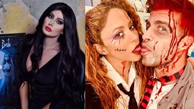 شاكيرا تشارك نجمة سورية الاحتفال بعيد الهالوين.. فيديو وصور