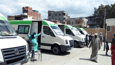 القوافل العلاجية المجانية تستهدف 8 قرى في دمياط الشهر الجاري