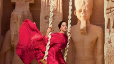 «أميرة في المعبد».. دُرة تخطف الأنظار في أحدث صورها