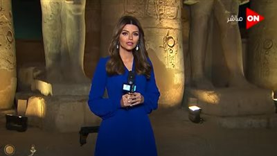 احتفالية طريق الكباش.. أول ظهور لـ إيمان الحصري بعد أزمتها الصحية