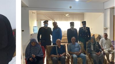 بمناسبة حملة الـ 16 يومًا لمناهضة العنف ضد المرأة.. ضابطات يزرن دور رعاية المسنات